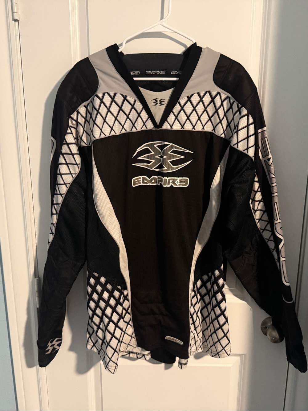 Empire Limited Edition Padded Black and White Paintball|Airsoft Jersey 3XL
